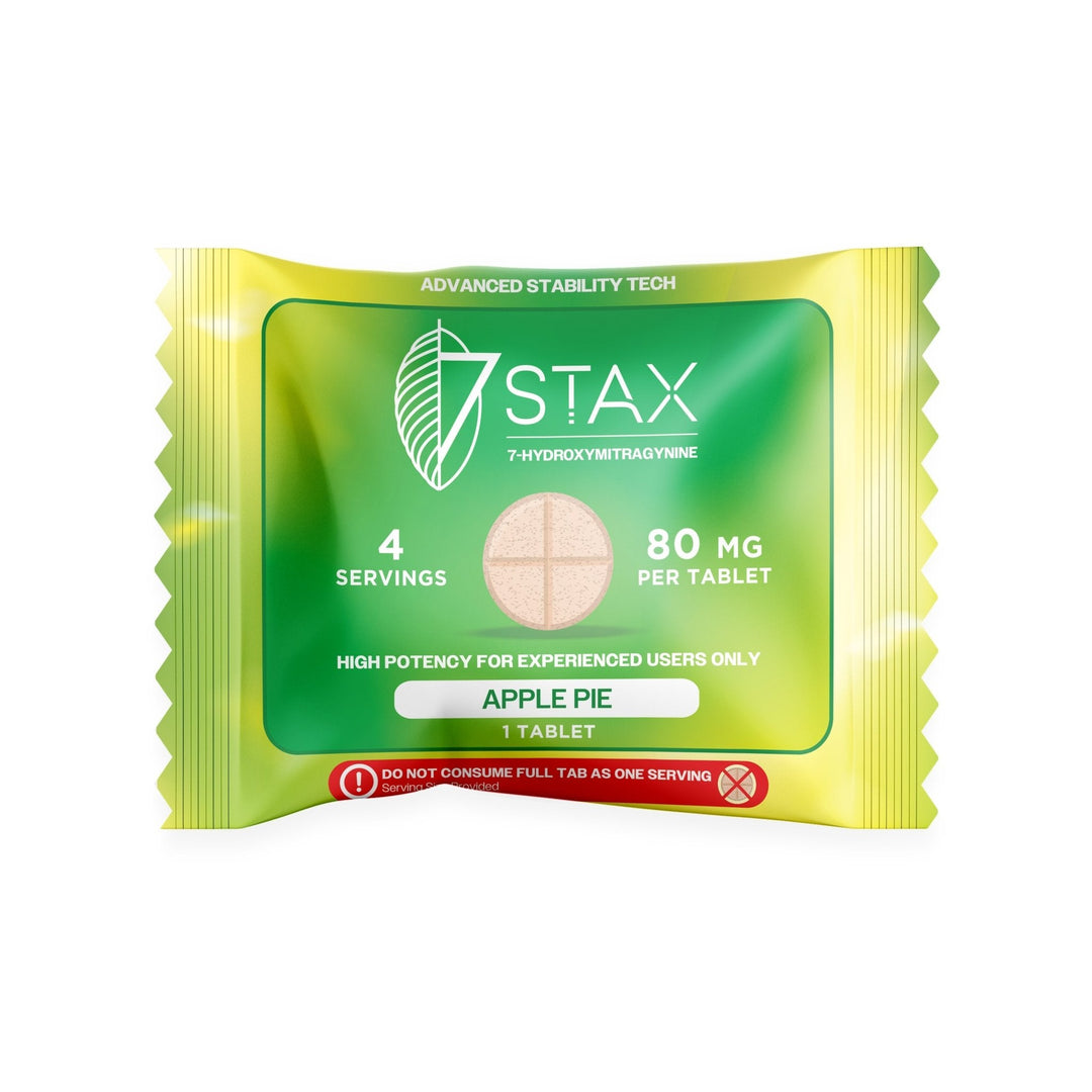 7Stax Premium 7 - OH Kratom Alkaloid Tablets (80mg - 1 Count) - 7OH.com