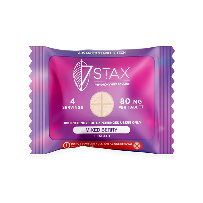 7Stax Premium 7 - OH Kratom Alkaloid Tablets (80mg - 1 Count) - 7OH.com