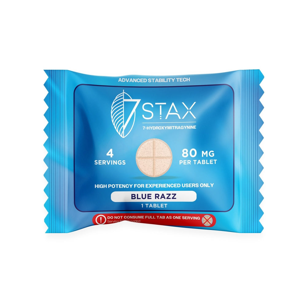 7Stax Premium 7-OH Kratom Alkaloid Tablets (1500mg - 15 Count)