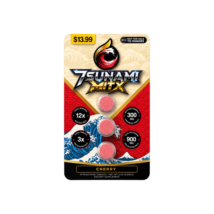 7sunami MITx Mitragynine Tablets (900mg - 3 Count) - 7OH.com