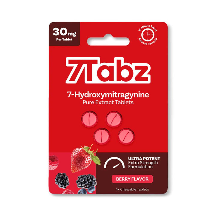 7Tabz 7 - Hydroxymitragynine Extra Strength Tablets (120mg - 4 Count) - 7OH.com