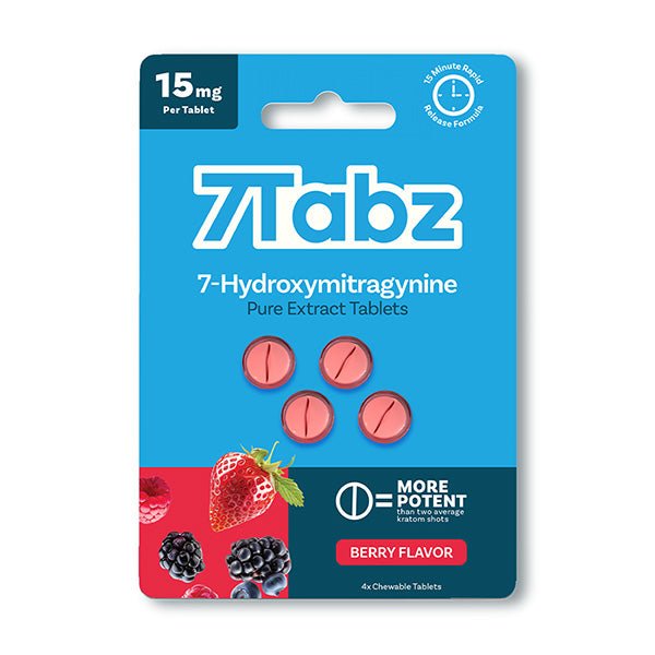 7Tabz 7 - Hydroxymitragynine Pure Extract Tablets (60mg - 4 Count) - 7OH.com