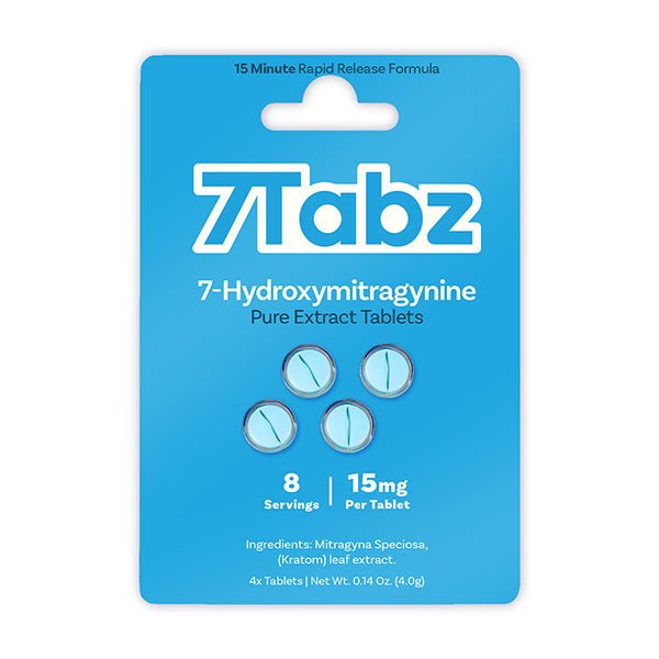 7Tabz 7 - Hydroxymitragynine Pure Extract Tablets (60mg - 4 Count) - 7OH.com