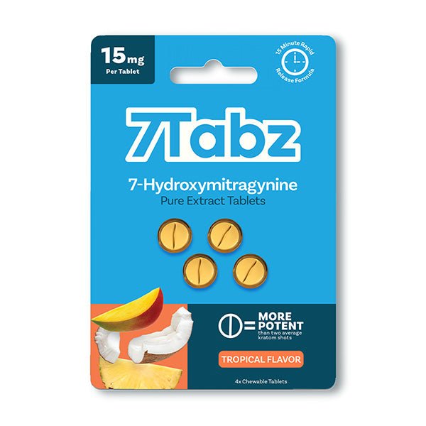 7Tabz 7 - Hydroxymitragynine Pure Extract Tablets (60mg - 4 Count) - 7OH.com