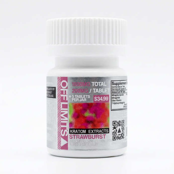 Off Limits Kratom Extract Tablets (1000mg - 5 Count)