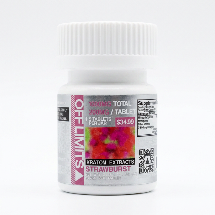 Off Limits Kratom Extract Tablets (1000mg - 5 Count)