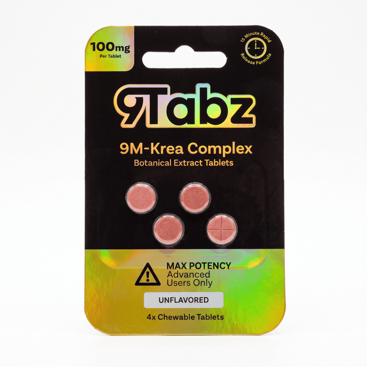 9Tabz 9M-Krea Complex Botanical Extract Tablets (400mg - 4 Count) - 7OH.com