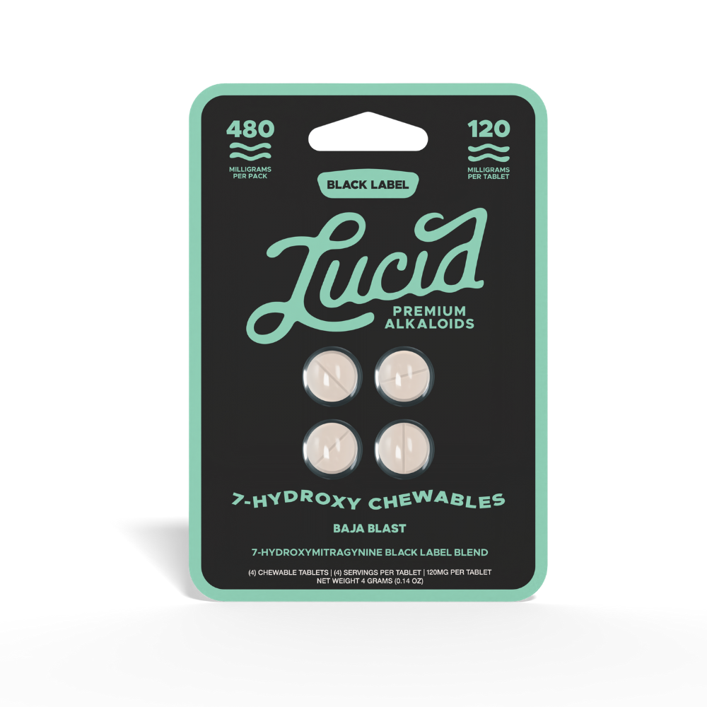 Lucid Black Label 7-OH Tablets (480mg - 4 Count)