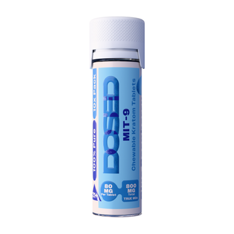 Dosed MIT-9 Tablets (800mg - 10 Count) - Blue Raspberry