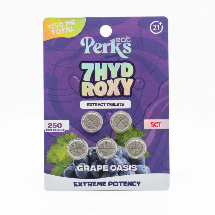 Eat Perks 7-OH Tablets (1250mg - 5 Count)