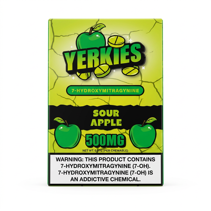 Yerkies 7-OH Tablets (500mg - 10 Count)