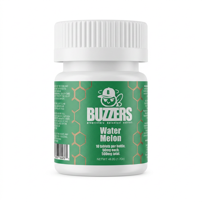 Buzzers Botanical Tablets (500mg - 10 Count)