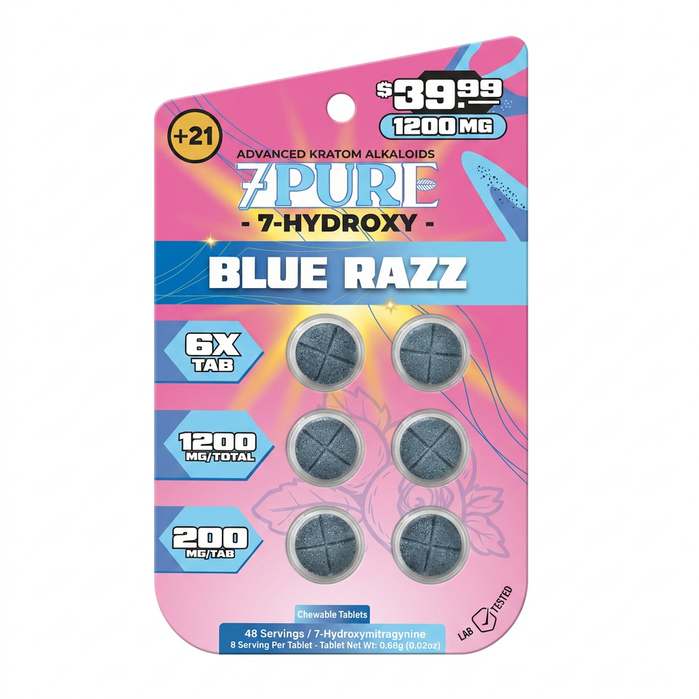 7Pure 7-OH Tablets (1200mg - 6 Count)
