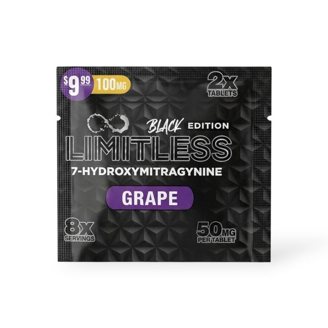 Limitless Black Edition 7-OH Tablets (100mg - 2 Count)