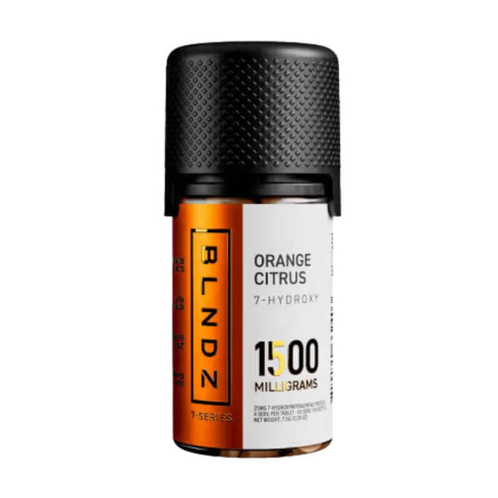 BLNDZ 7-OH Tablets 1500mg 15 Count jar, Orange Citrus