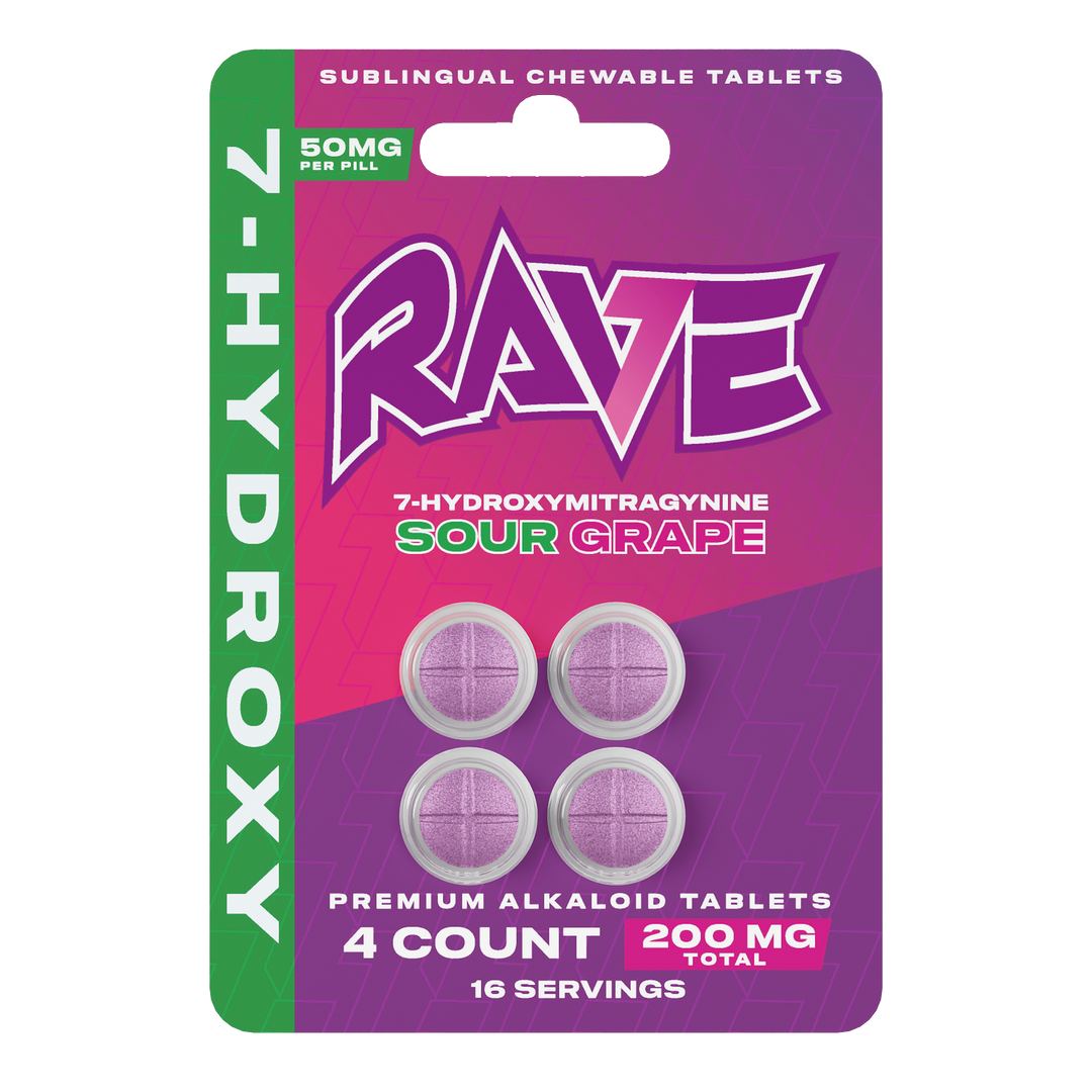 RAVE 7-OH Tablets (200mg - 4 Count)