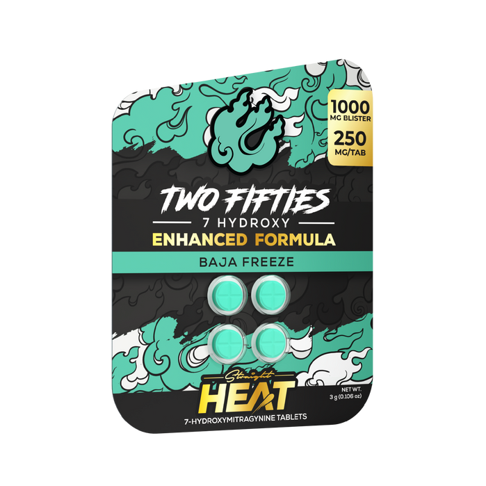 Straight Heat Two Fifties 7-OH Tablets (1000mg - 4 Count)