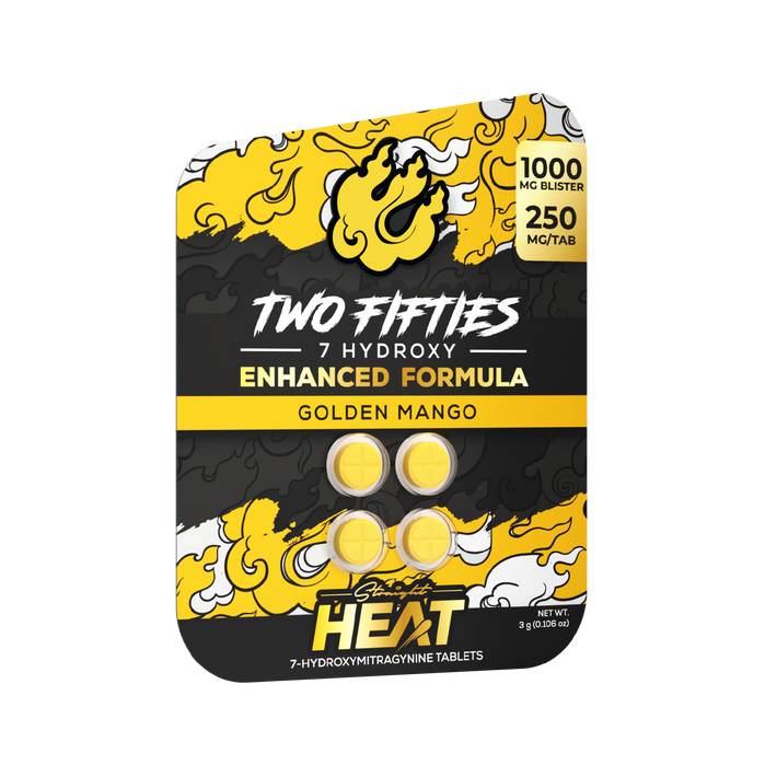 Straight Heat Two Fifties 7-OH Tablets (1000mg - 4 Count)