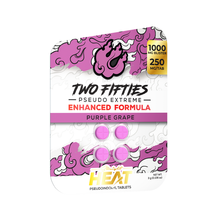 Straight Heat Two Fifties Pseudo Tablets (1000mg - 4 Count)