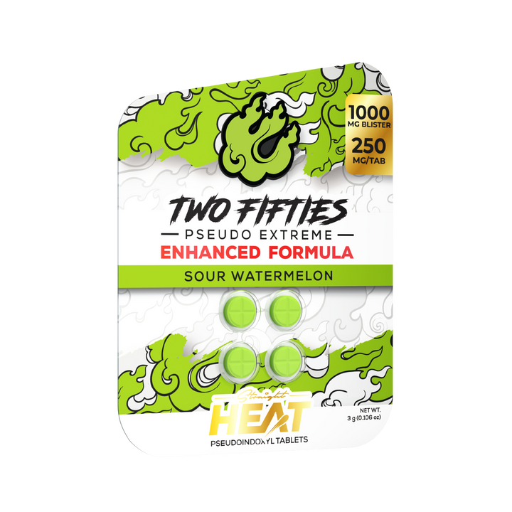 Straight Heat Two Fifties Pseudo Tablets (1000mg - 4 Count)