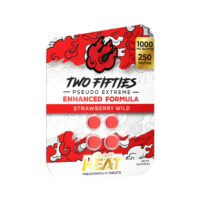 Straight Heat Two Fifties Pseudo Tablets (1000mg - 4 Count)
