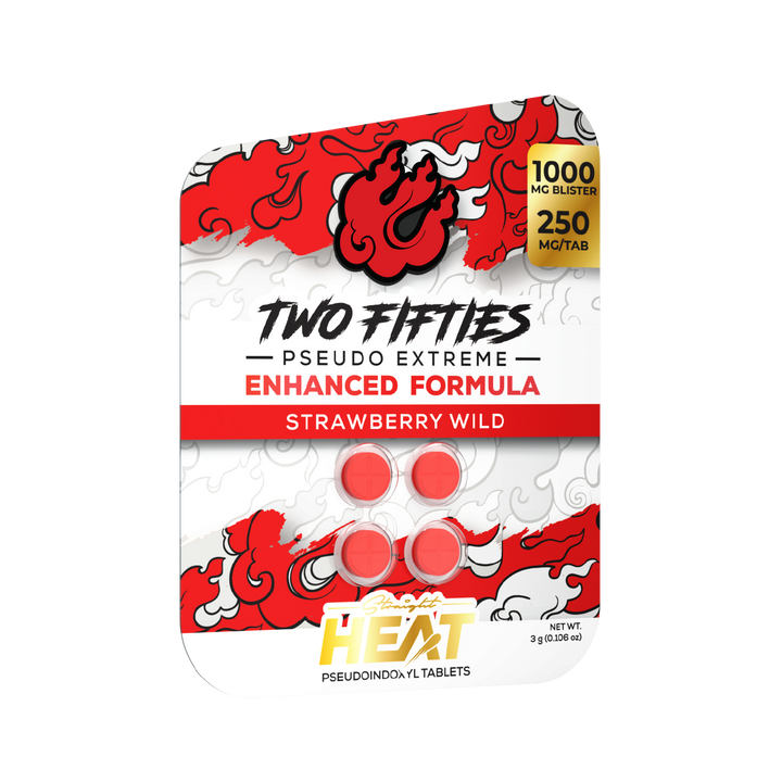 Straight Heat Two Fifties Pseudo Tablets (1000mg - 4 Count)