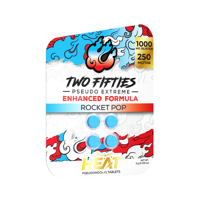 Straight Heat Two Fifties Pseudo Tablets (1000mg - 4 Count)