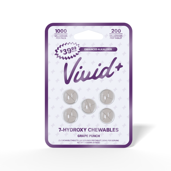 Vivid+ 7-OH Tablets (1000mg - 5 Count)