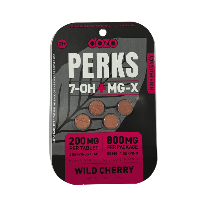 Dozo Perks 7-OH + MG-X Tablets (800mg - 4 Count)