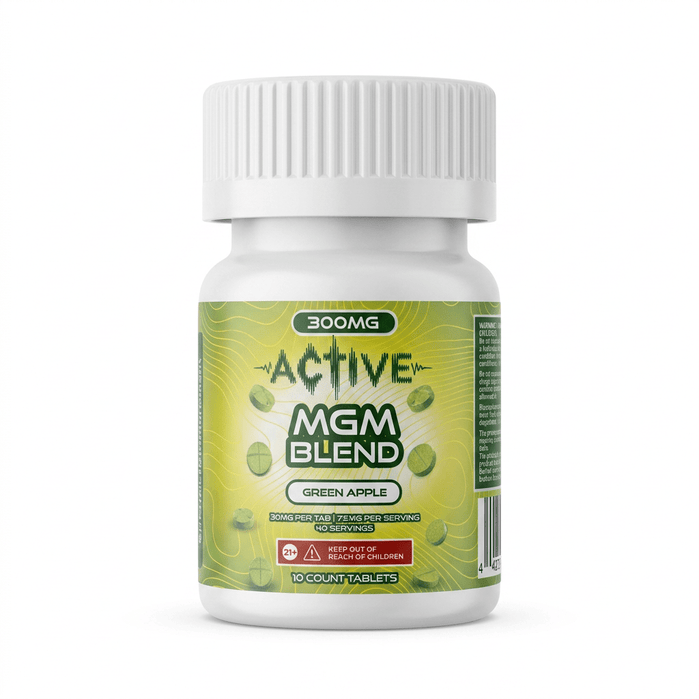 Active MGM Blend Tablets (300mg - 10 Count) - 7OH.com