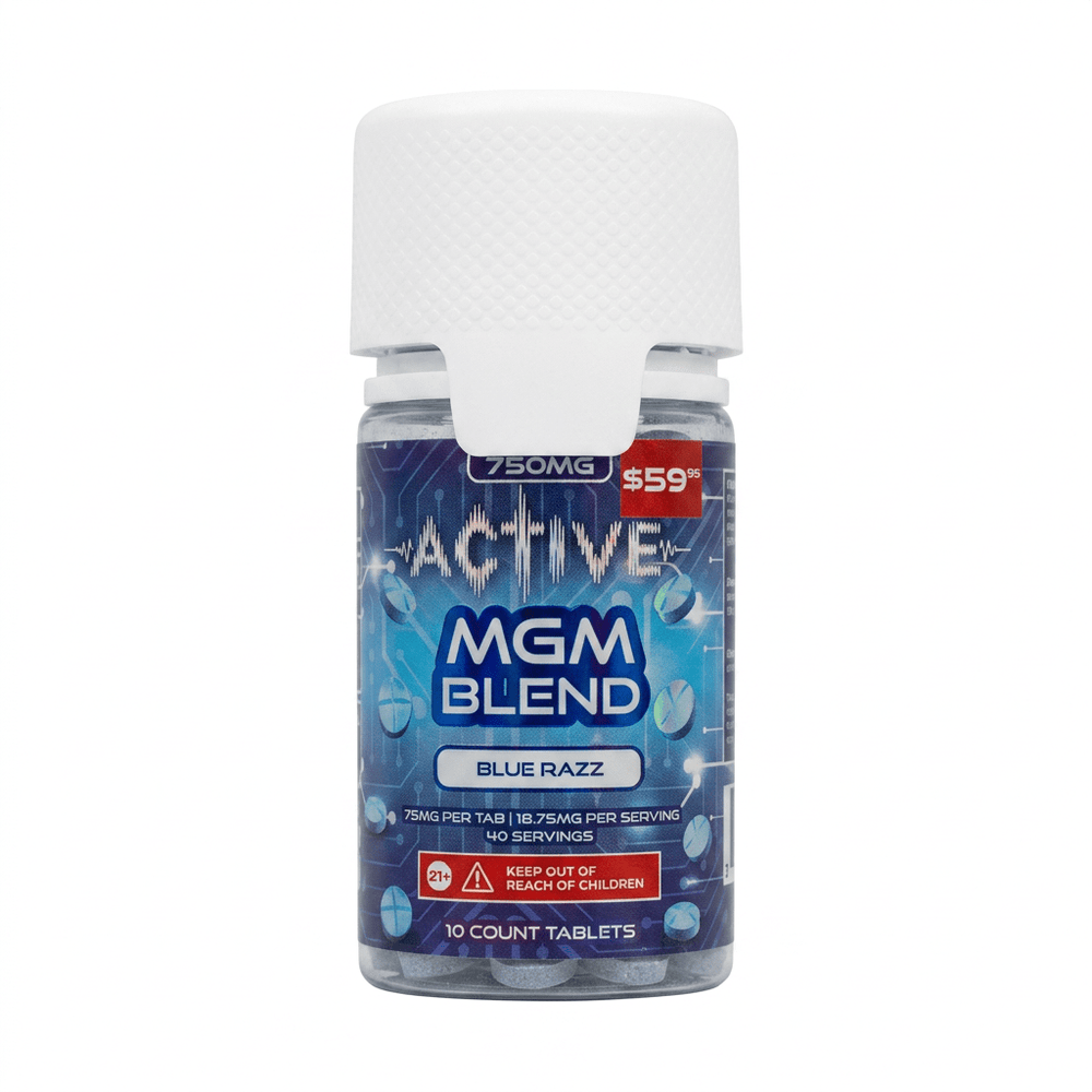 Active MGM Blend Tablets (750mg - 10 Count) - 7OH.com