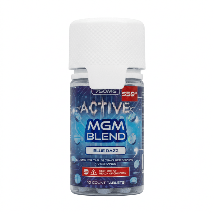 Active MGM Blend Tablets (750mg - 10 Count) - 7OH.com