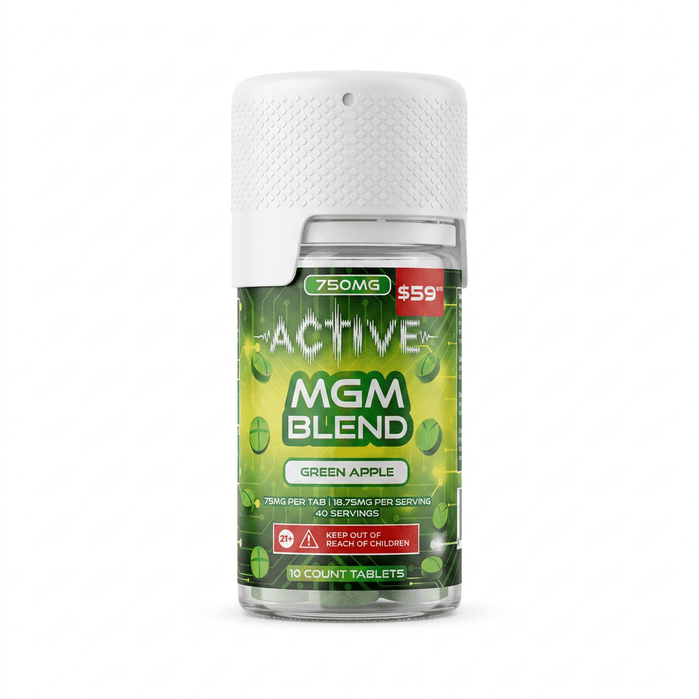 Active MGM Blend Tablets (750mg - 10 Count) - 7OH.com