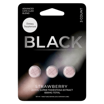 BLACK Super Tomentosa Extract Tablets (600mg - 3 Count) - 7OH.com