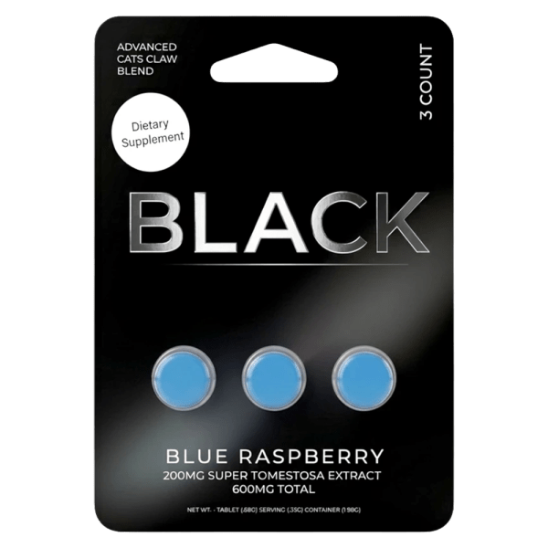 BLACK Super Tomentosa Extract Tablets (600mg - 3 Count) - 7OH.com