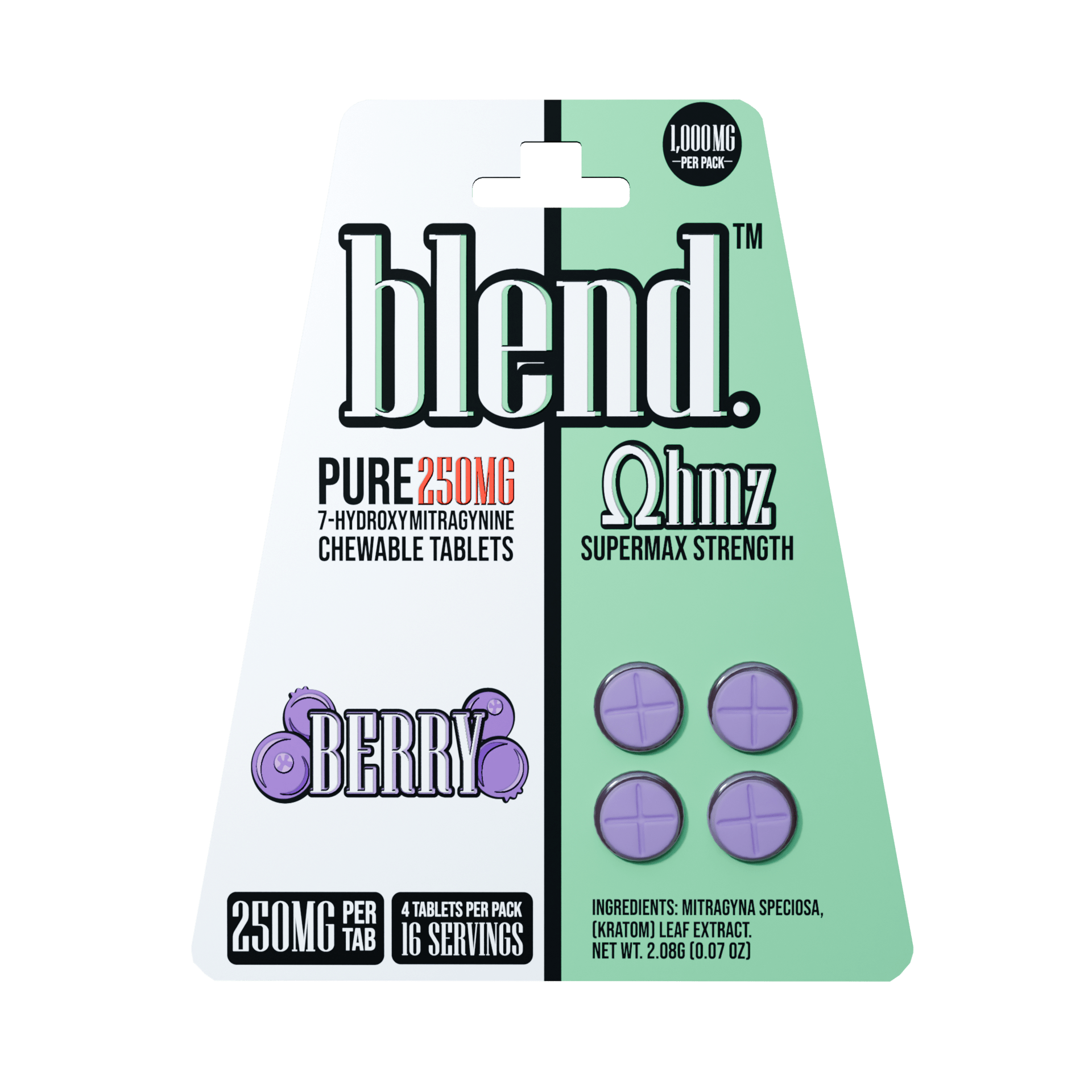 Blend OHMZ Super Max Strength 7-OH Tablets (1000mg - 4 Count)