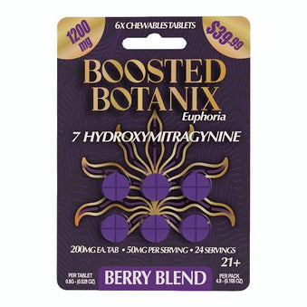 Boosted Botanix Euphoria 7-OH Tablets (1200mg - 6 Count) - 7OH.com