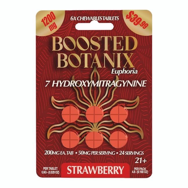 Boosted Botanix Euphoria 7-OH Tablets (1200mg - 6 Count) - 7OH.com