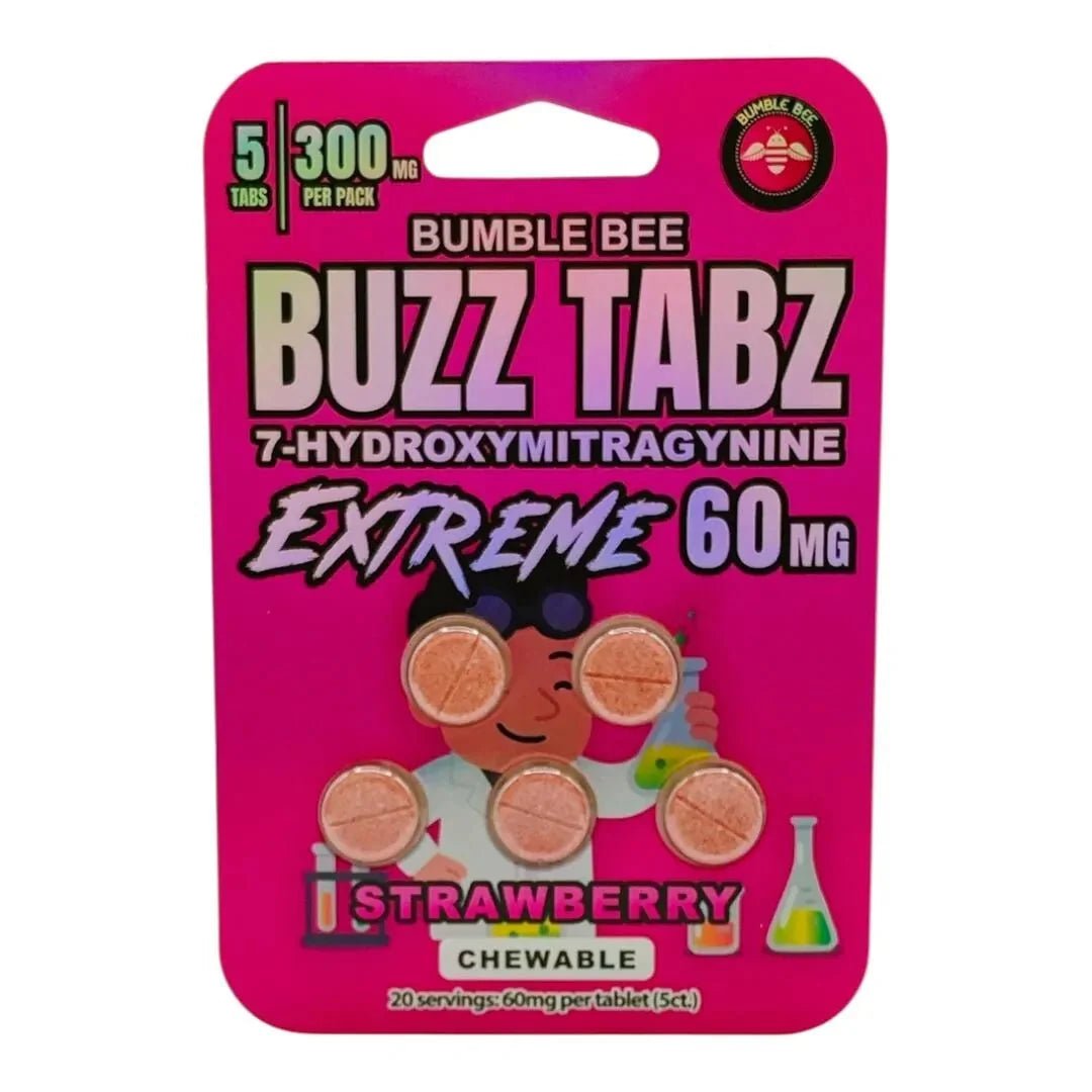 Bumble Bee Buzz Tabs Extreme 7 - OH Tablets (300mg - 5 Count) | BOX OF 10 - 7OH.com