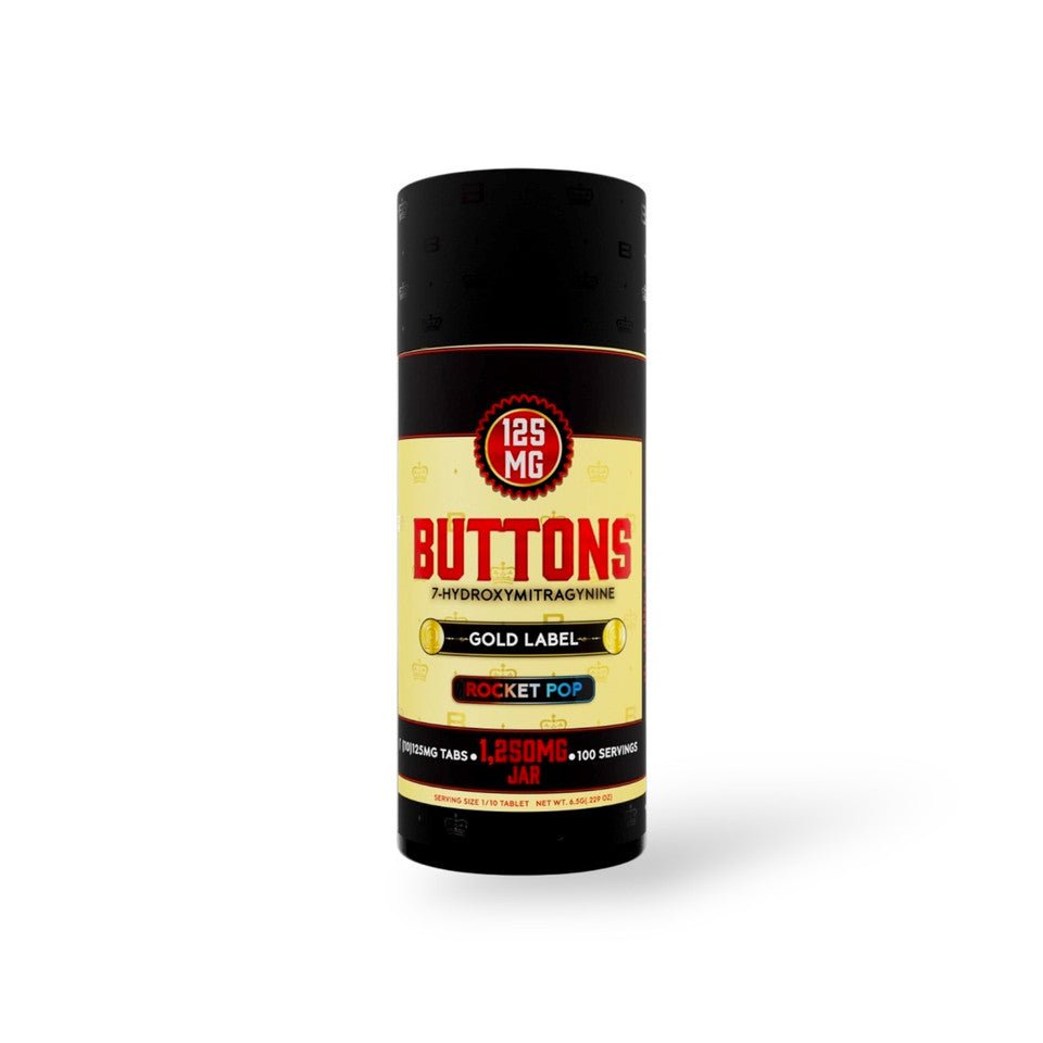 Buttons Gold Label 7 - OH Tablets (1250mg - 10 Count) - 7OH.com