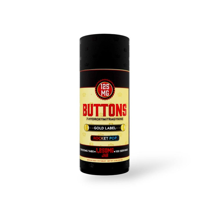Buttons Gold Label 7 - OH Tablets (1250mg - 10 Count) - 7OH.com
