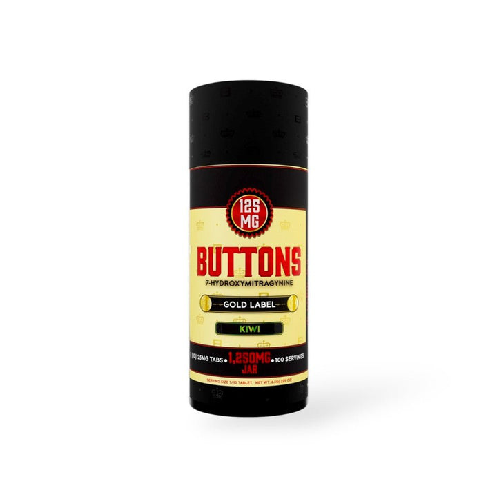 Buttons Gold Label 7 - OH Tablets (1250mg - 10 Count) - 7OH.com