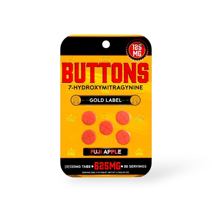 Buttons Gold Label 7 - OH Tablets (625mg - 5 Count) - 7OH.com