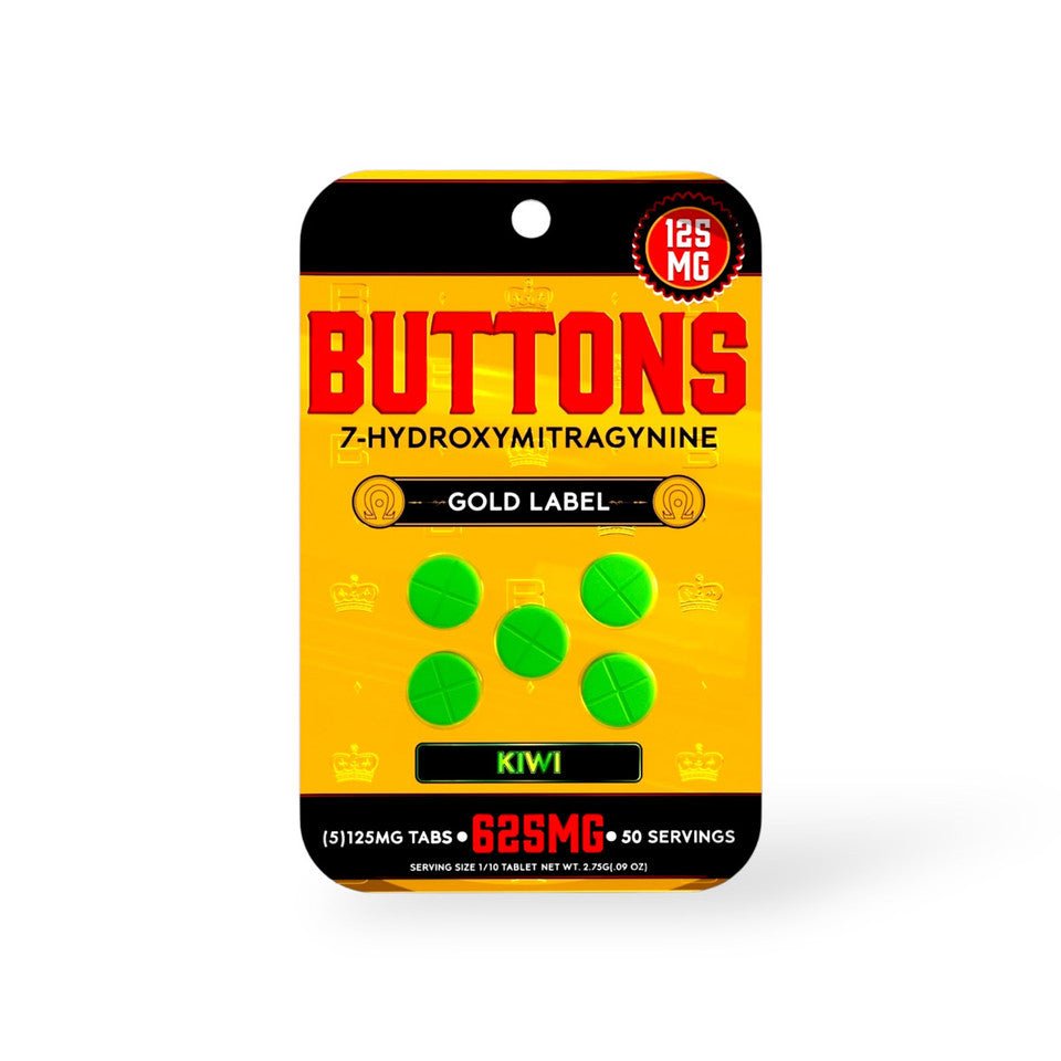Buttons Gold Label 7 - OH Tablets (625mg - 5 Count) - 7OH.com