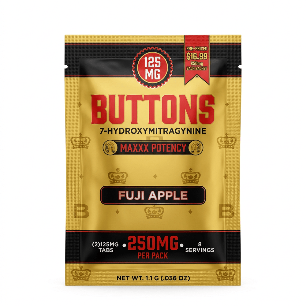 Buttons Maxxx Potency 7-OH Tablets (250mg - 2 Count - 7OH.com