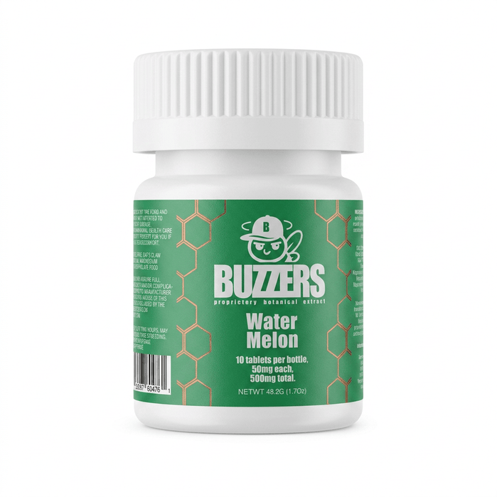 Buzzers Botanical Tablets (500mg - 10 Count) - 7OH.com