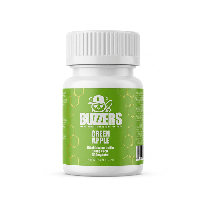 Buzzers Botanical Tablets (500mg - 10 Count) - 7OH.com