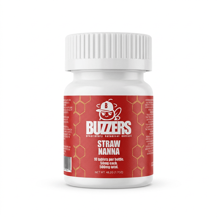 Buzzers Botanical Tablets (500mg - 10 Count) - 7OH.com
