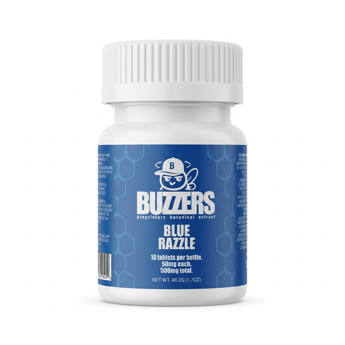 Buzzers Botanical Tablets (500mg - 10 Count) - 7OH.com