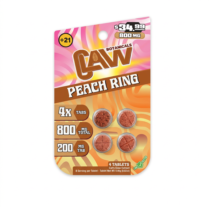 Claw Botanicals Cat's Claw Tablets (800mg - 4 Count)